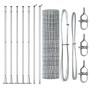 Valla Euro con 7 Poste Flanged 1.2x10 m Acero Galvanizado de , Paneles de vallas - Ref: Foro24-3351055, Precio: 123,38 €, Des...