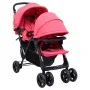 Red steel tandem twin cart by vidaXL, Baby strollers - Ref: Foro24-10351, Price: 201,54 €, Discount: %