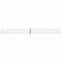Toldo lateral retráctil para patio color crema 140x1200 cm