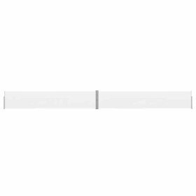 Toldo lateral retráctil para patio color crema 140x1200 cm