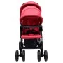 Red steel tandem twin cart by vidaXL, Baby strollers - Ref: Foro24-10351, Price: 201,54 €, Discount: %