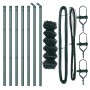 Cerca de Malla con 7 Postes 0.8x10 m Acero Galvanizado Verde by , fence panels - Ref: Foro24-3351068, Price: 84,94 €, Discoun...