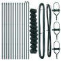 Cerca de eslabones de cadena Set de 2 Verde de , Paneles de vallas - Ref: Foro24-3351089, Precio: 153,88 €, Descuento: %