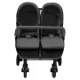 Dunkelgrauer und schwarzer Manschettenknöpfe-Trolley aus Stahl von vidaXL, Kinderwagen - Ref: Foro24-10360, Preis: 241,55 €, ...