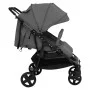 Carrito para gemelos de acero gris oscuro y negro de vidaXL, Cochecitos de bebé - Ref: Foro24-10360, Precio: 235,72 €, Descue...