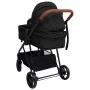 3-in-1 baby stroller in anthracite gray and black steel by vidaXL, Baby strollers - Ref: Foro24-10330, Price: 279,49 €, Disco...