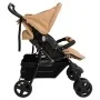 Taupegrauer Doppelwagen aus Stahl von vidaXL, Kinderwagen - Ref: Foro24-10343, Preis: 210,95 €, Rabatt: %