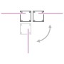 Toldo lateral retráctil para patio gris antracita 140x1200 cm