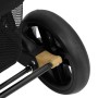 Taupegrauer Doppelwagen aus Stahl von vidaXL, Kinderwagen - Ref: Foro24-10343, Preis: 215,71 €, Rabatt: %