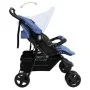 Manschettenknöpfe Trolley in marineblauem Stahl von vidaXL, Kinderwagen - Ref: Foro24-10344, Preis: 226,62 €, Rabatt: %