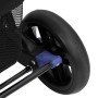 Manschettenknöpfe Trolley in marineblauem Stahl von vidaXL, Kinderwagen - Ref: Foro24-10344, Preis: 217,16 €, Rabatt: %
