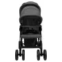 Carrito para gemelos tandem de acero gris oscuro de vidaXL, Cochecitos de bebé - Ref: Foro24-10348, Precio: 216,26 €, Descuen...