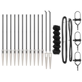 Cerca de Eslabones de Cadena Set de 2 Gris