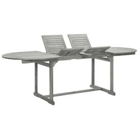 Garten-Esstisch aus massivem Akazienholz (160-240) x 100 x 75 cm von vidaXL, Gartentische - Ref: Foro24-316572, Preis: 360,30...