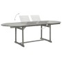 Solid acacia wood garden dining table (160-240)x100x75 cm by vidaXL, Garden tables - Ref: Foro24-316572, Price: 366,84 €, Dis...