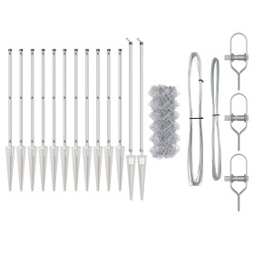 Cerca de Eslabones de Cadena Juego de 2 Acero Galvanizado von , Zaunpaneele - Ref: Foro24-3351223, Preis: 191,22 €, Rabatt: %