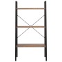 Standregal mit 3 Böden dunkelbraun und schwarz 56x35x108 cm von vidaXL, Bücherregale und Regale - Ref: Foro24-336362, Preis: ...