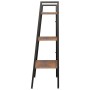 Standregal mit 3 Böden dunkelbraun und schwarz 56x35x108 cm von vidaXL, Bücherregale und Regale - Ref: Foro24-336362, Preis: ...