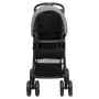 Light gray and black steel 3-in-1 baby stroller by vidaXL, Baby strollers - Ref: Foro24-10389, Price: 227,23 €, Discount: %
