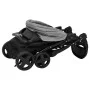 Light gray and black steel 3-in-1 baby stroller by vidaXL, Baby strollers - Ref: Foro24-10389, Price: 227,23 €, Discount: %