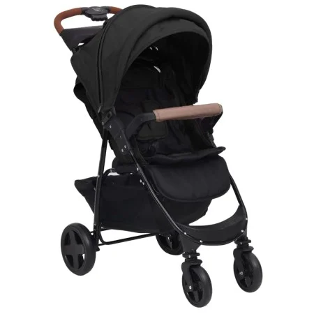 Cochecito de bebé 2 en 1 de acero gris antracita de vidaXL, Cochecitos de bebé - Ref: Foro24-10372, Precio: 136,52 €, Descuen...