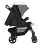 Anthracite gray steel 2-in-1 baby stroller by vidaXL, Baby strollers - Ref: Foro24-10372, Price: 139,60 €, Discount: %