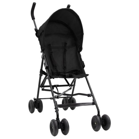 Silla de paseo de bebé acero antracita y negro de vidaXL, Cochecitos de bebé - Ref: Foro24-10396, Precio: 75,37 €, Descuento: %