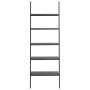 Estantería inclinada de 5 baldas negro 64x34x185,5 cm de vidaXL, Librerías y estanterías - Ref: Foro24-336378, Precio: 90,85 €