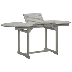 Mesa de comedor jardín madera maciza acacia (120-170)x80x75 cm de vidaXL, Mesas de jardín - Ref: Foro24-316574, Precio: 226,6...
