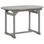 Solid acacia wood dining table for garden (120-170)x80x75 cm by vidaXL, Garden tables - Ref: Foro24-316574, Price: 226,66 €, ...