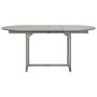 Solid acacia wood dining table for garden (120-170)x80x75 cm by vidaXL, Garden tables - Ref: Foro24-316574, Price: 226,66 €, ...