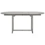Solid acacia wood dining table for garden (120-170)x80x75 cm by vidaXL, Garden tables - Ref: Foro24-316574, Price: 207,43 €, ...