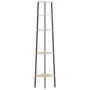 Corner shelf with 5 light brown and black shelves 45.5x31.5x180 cm by vidaXL, Bookcases and shelves - Ref: Foro24-336394, Pri...