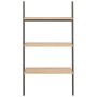 Inclined shelving 3 levels light brown and black 64x34x116cm by vidaXL, Bookcases and shelves - Ref: Foro24-336370, Price: 58...