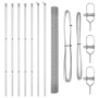 Cerca de Alambre Soldado con 13 Postes 1.5x25 m Acero Galvanizado by , fence panels - Ref: Foro24-3351620, Price: 165,42 €, D...