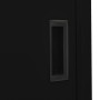 Büroschrank mit Schiebetür aus schwarzem Stahl, 90 x 40 x 180 cm von vidaXL, Schließfächer und Lagerschränke - Ref: Foro24-33...