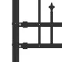 Garden fence with black coated steel spearhead 140cm by vidaXL, fence panels - Ref: Foro24-151085, Price: 220,79 €, Discount: %