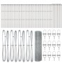 Cerca de Alambre Soldado con 13 Postes 0.4x100 m Acero Galvanizado de , Paneles de vallas - Ref: Foro24-3351660, Precio: 261,...