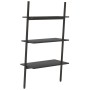 Schrägregal mit 3 Böden schwarz 64x34x116 cm von vidaXL, Bücherregale und Regale - Ref: Foro24-336372, Preis: 67,41 €, Rabatt: %