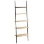 Schrägregal 5 Böden hellbraun schwarz 64x34x185,5 cm von vidaXL, Bücherregale und Regale - Ref: Foro24-336376, Preis: 98,70 €...
