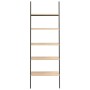 Schrägregal 5 Böden hellbraun schwarz 64x34x185,5 cm von vidaXL, Bücherregale und Regale - Ref: Foro24-336376, Preis: 100,95 ...