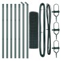 Juego de Postes de Cerca Set de 2 Verde Metal 10 x 0.5 m de , Paneles de vallas - Ref: Foro24-3351678, Precio: 51,03 €, Descu...
