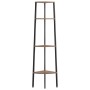Eckregal 4 Regale dunkelbraun schwarz 45,5x31,5x150cm von vidaXL, Bücherregale und Regale - Ref: Foro24-336392, Preis: 61,99 ...