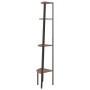 Eckregal 4 Regale dunkelbraun schwarz 45,5x31,5x150cm von vidaXL, Bücherregale und Regale - Ref: Foro24-336392, Preis: 61,99 ...