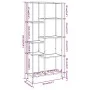 Estantería de madera contrachapada y acero 80x30x180 cm de vidaXL, Librerías y estanterías - Ref: Foro24-336360, Precio: 125,...