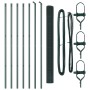 Juego de Poste de Cerca Set de 2 Verde Acero, PVC 10 x 1.5 m de , Paneles de vallas - Ref: Foro24-3351705, Precio: 83,93 €, D...