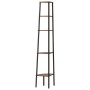 Corner shelving 5 shelves dark brown black 45.5x31.5x180cm by vidaXL, Bookcases and shelves - Ref: Foro24-336395, Price: 90,5...