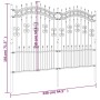 Garden fence with black coated steel spearhead 190cm by vidaXL, fence panels - Ref: Foro24-151087, Price: 248,91 €, Discount: %