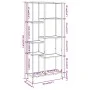 Regal aus Sperrholz und Stahl, 80 x 30 x 180 cm von vidaXL, Bücherregale und Regale - Ref: Foro24-336359, Preis: 137,44 €, Ra...