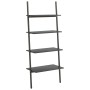 Gekipptes 4-Fach-Bücherregal schwarz 64x34x150,5 cm von vidaXL, Bücherregale und Regale - Ref: Foro24-336375, Preis: 78,02 €,...